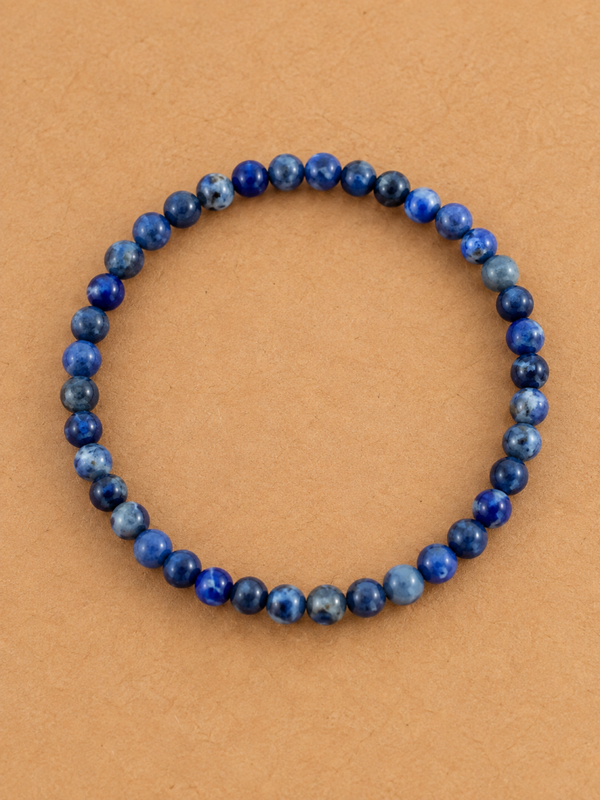 Lapis Lazuli Armband 4 mm – subtiel & tijdloos