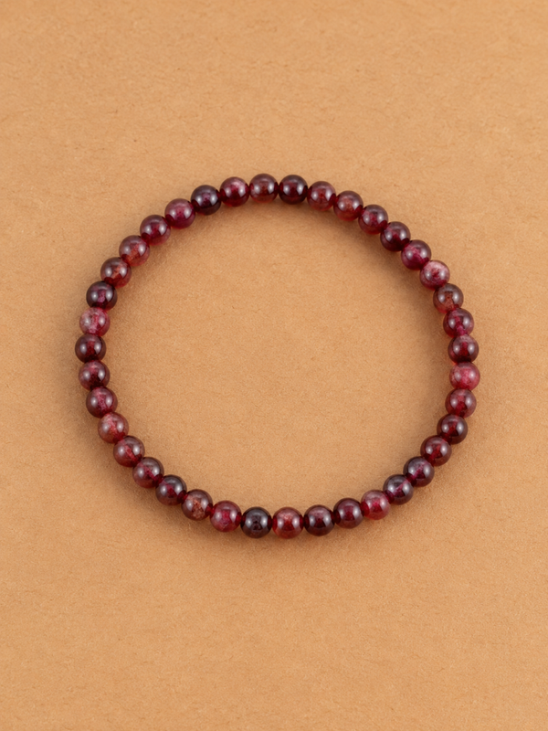 Granaat Armband 4 mm – elegant & tijdloos
