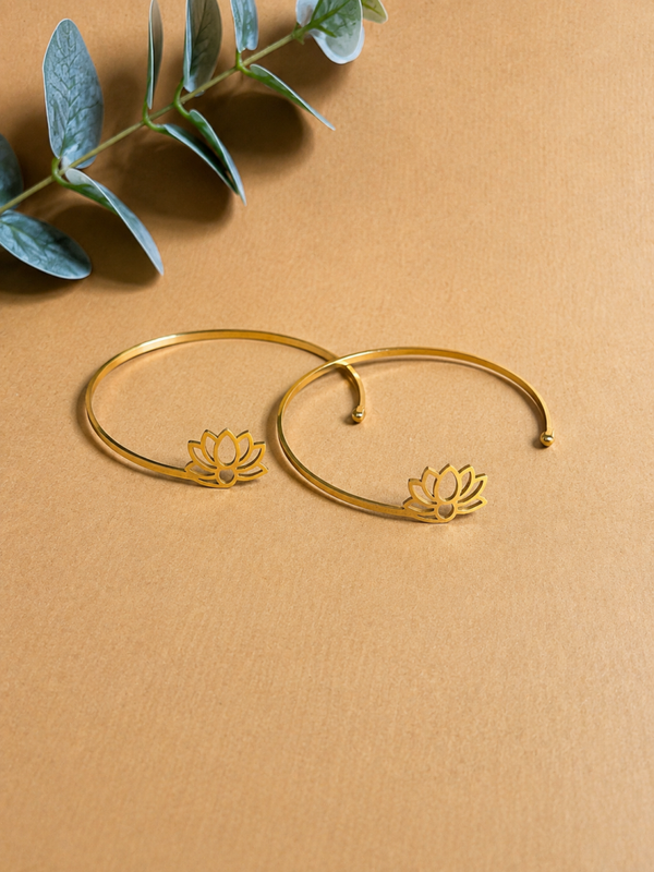 Armband lotus messing