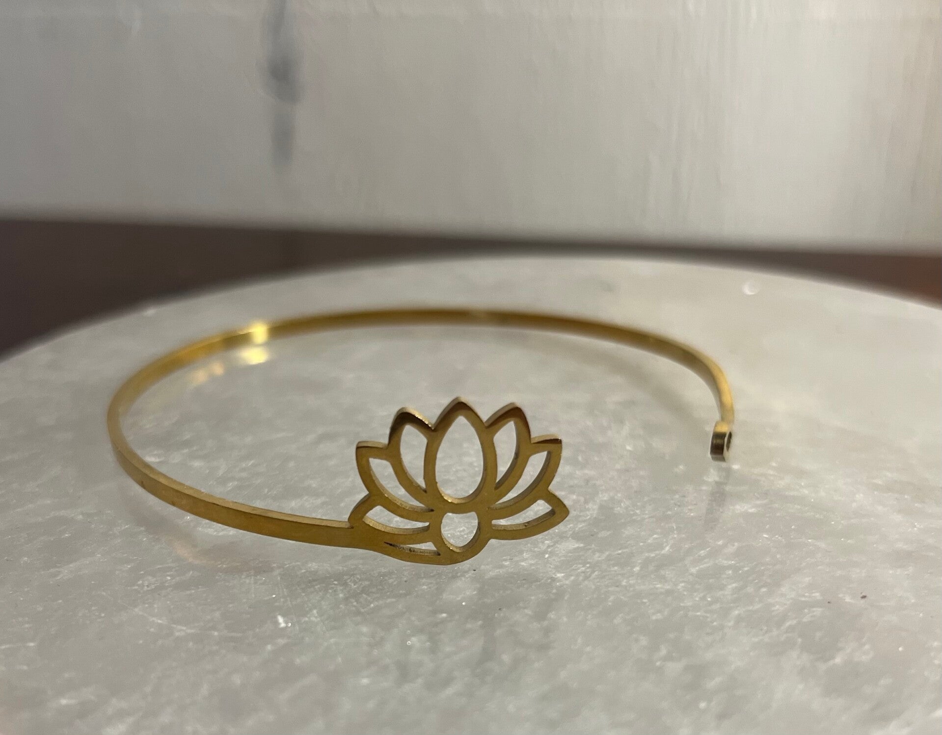 Armband lotus messing