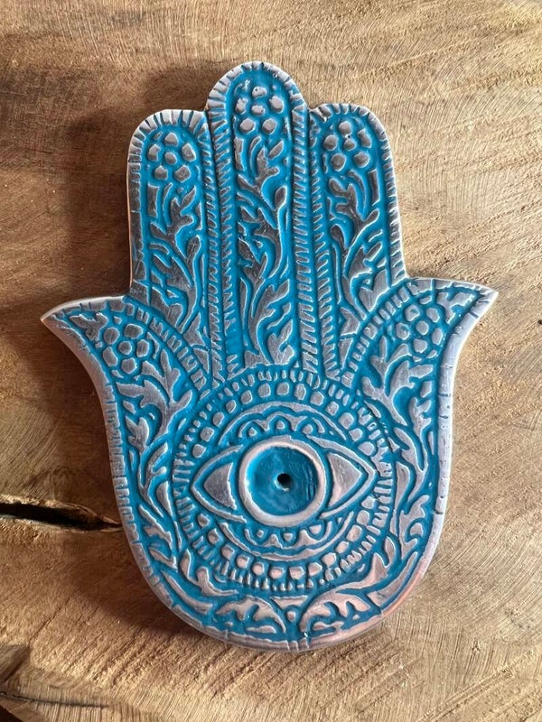 wierookhouder Hamza turquoise
