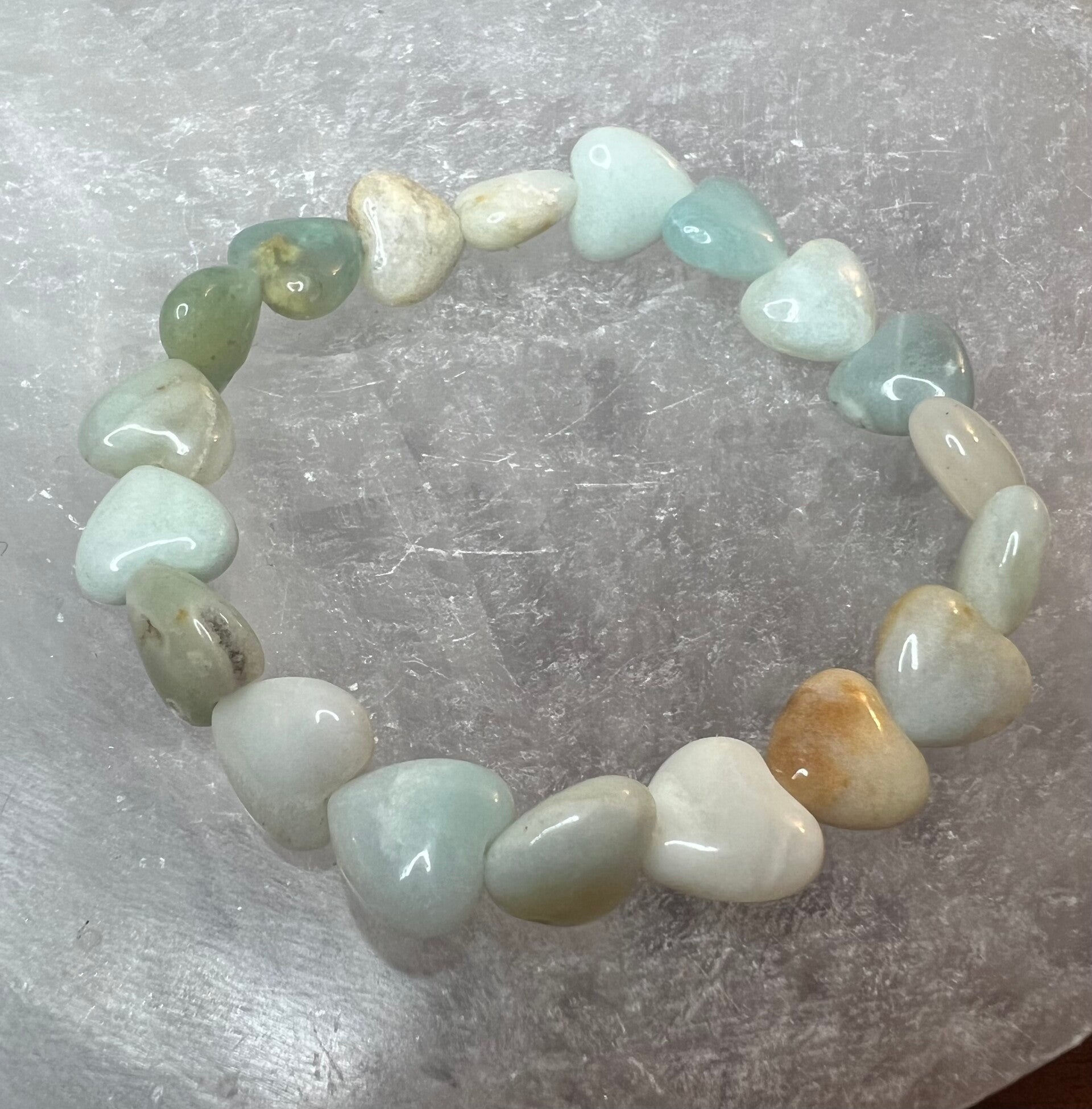 Amazoniet hart 10 mm