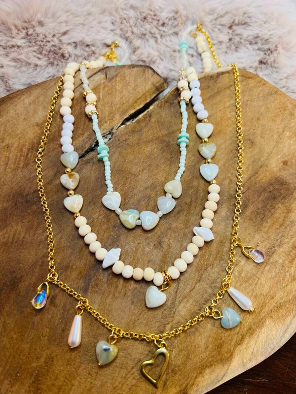 Drielaags Boho Amazoniet