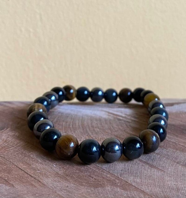 Tijgeroog, Hematiet, Obsidiaan