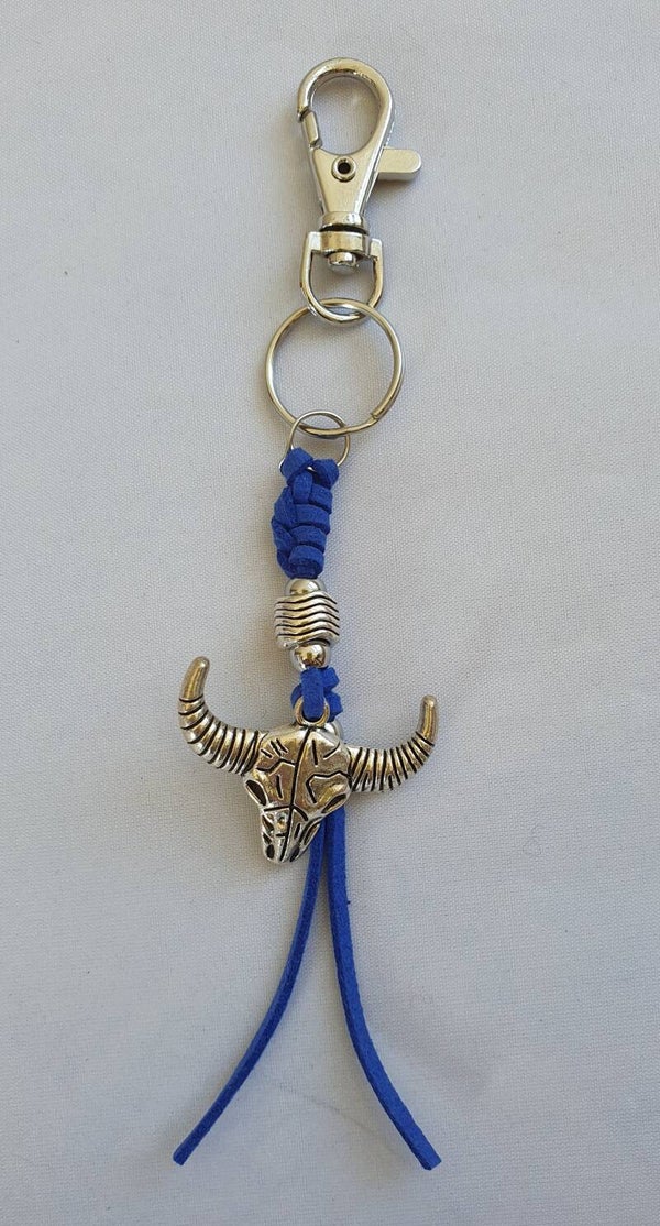 Sleutelhanger met buffalo skull