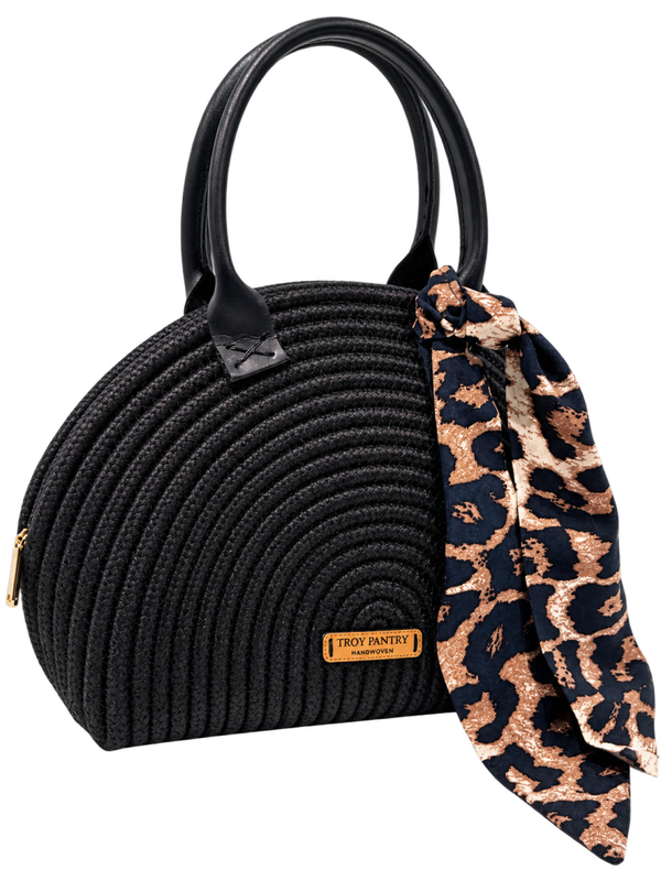 The Leopard Scarf Handbag