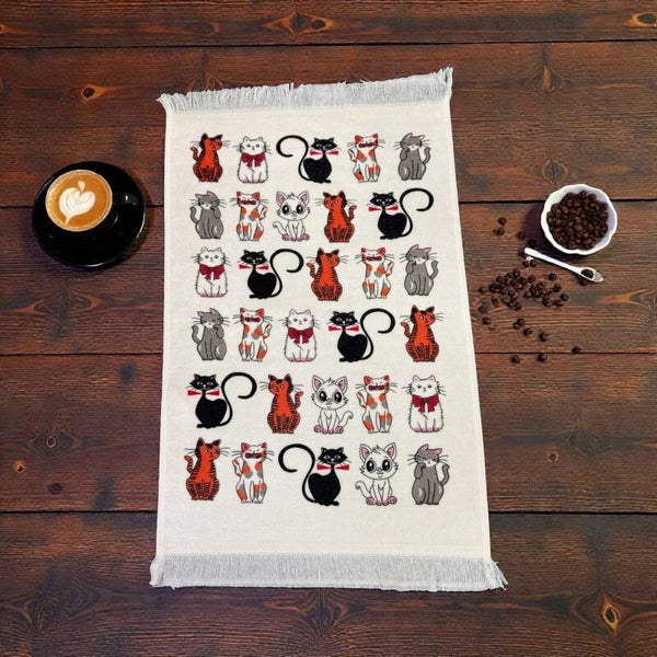 Turkish 100% Cotton Tea Towels - Animals set of 3