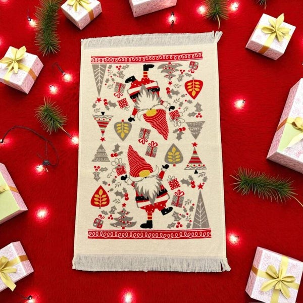 Turkish 100% Cotton Tea Towels - Christmas Set of 3