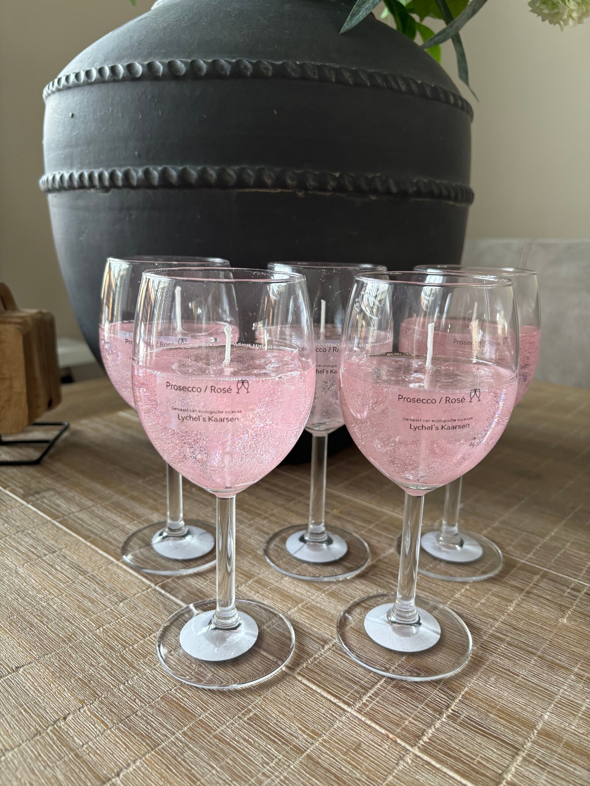 Prosecco Rose Kaars