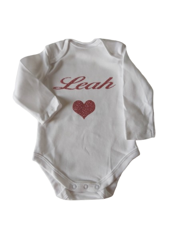 Gepersonaliseerd Baby Rompertje met Naam of Tekst