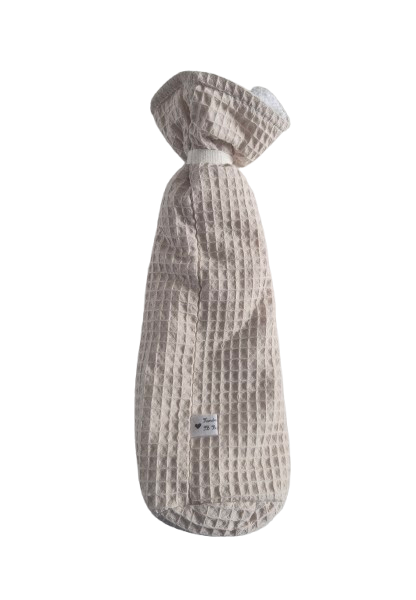 Beige Kruikenzak - Wafelkatoen