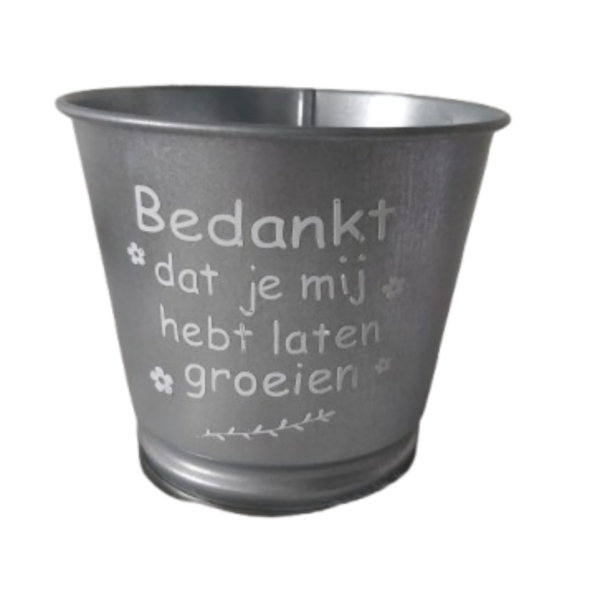 Sierpotje  " Bedankt dat je mij hebt laten groeien"