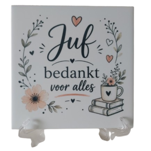 Tegeltje voor de juf