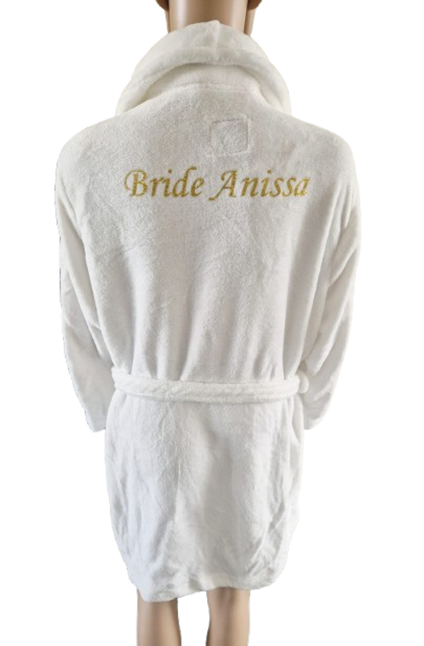 Badjas met sloffen Bride Anissa