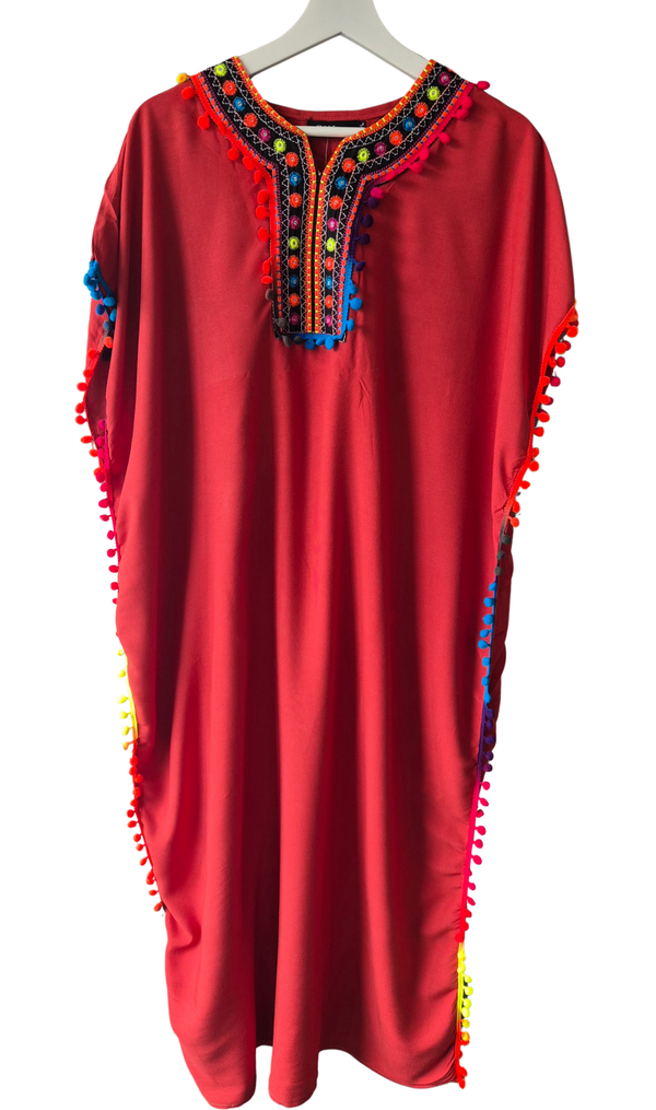 Marokkaanse huisjurk rood