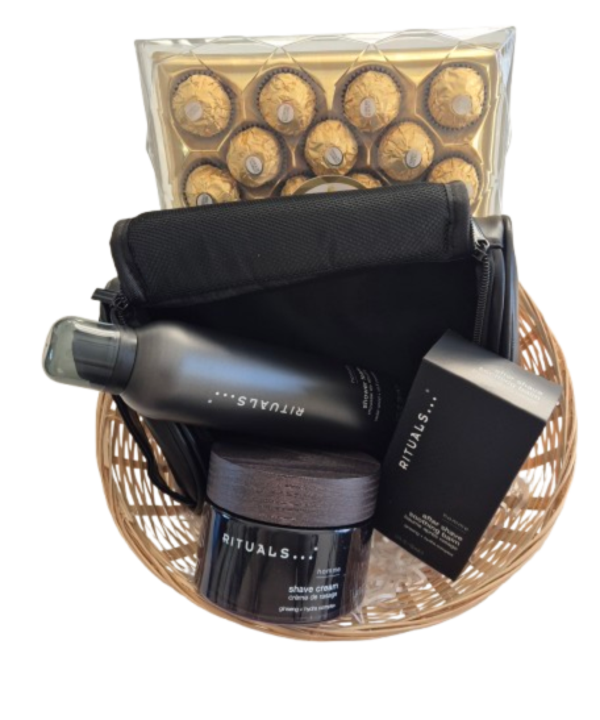 Luxe Rituals Mannen Giftset met Toilettas en Ferrero Rocher