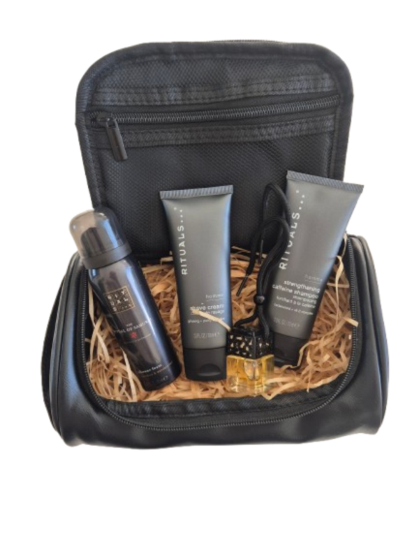 Rituals Men Toilettas – Mini Verzorgingsset + Autoparfum