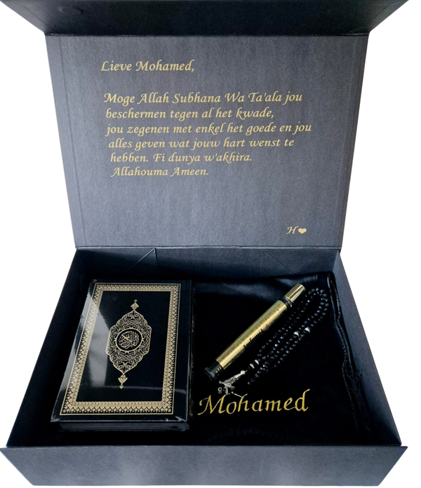 Islambox zwart samenstellen