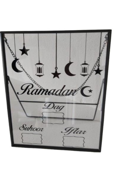 Ramadan Kalender Lijstje – Herbruikbaar