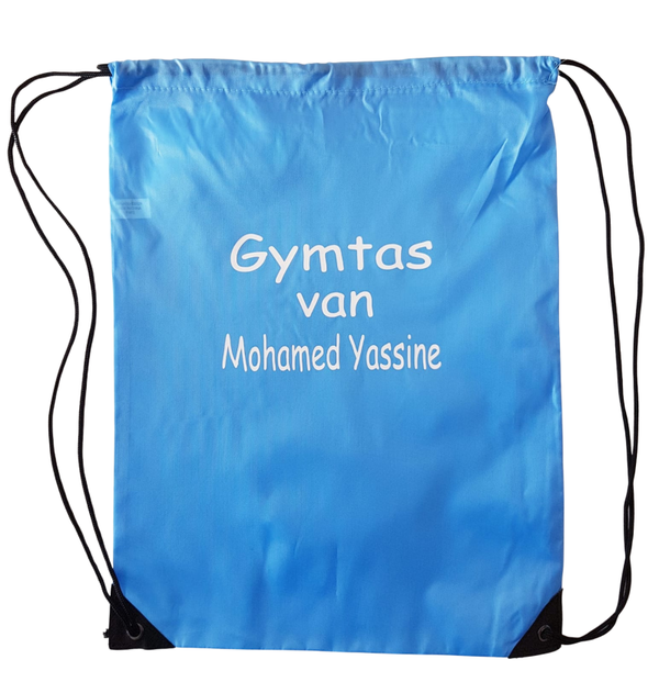 Gymtas met naam