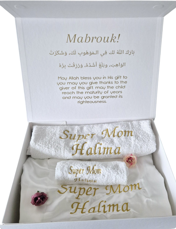 Gepersonaliseerde Super Mom Cadeauset – Lief & Uniek