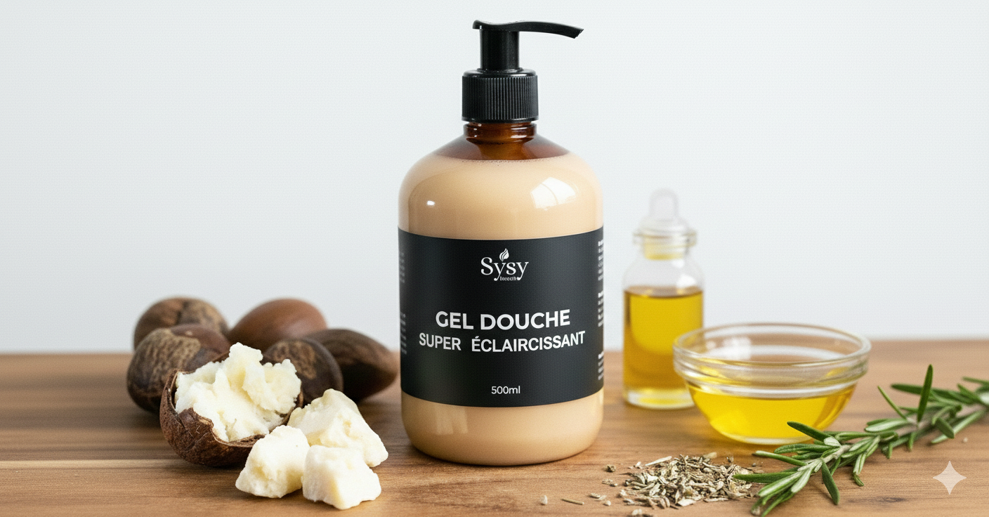 Gel douche super éclaircissant