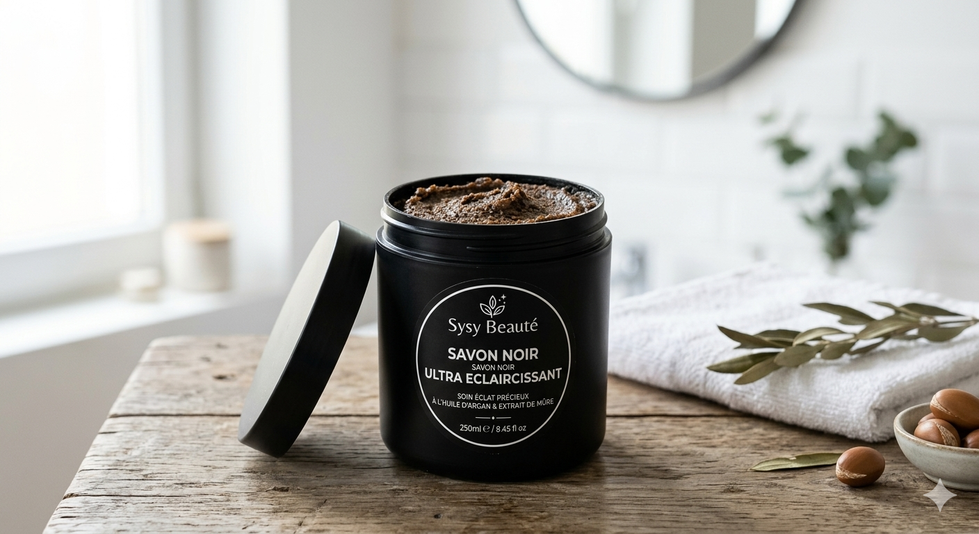 Savon noir réparateur ultra-éclaircissant