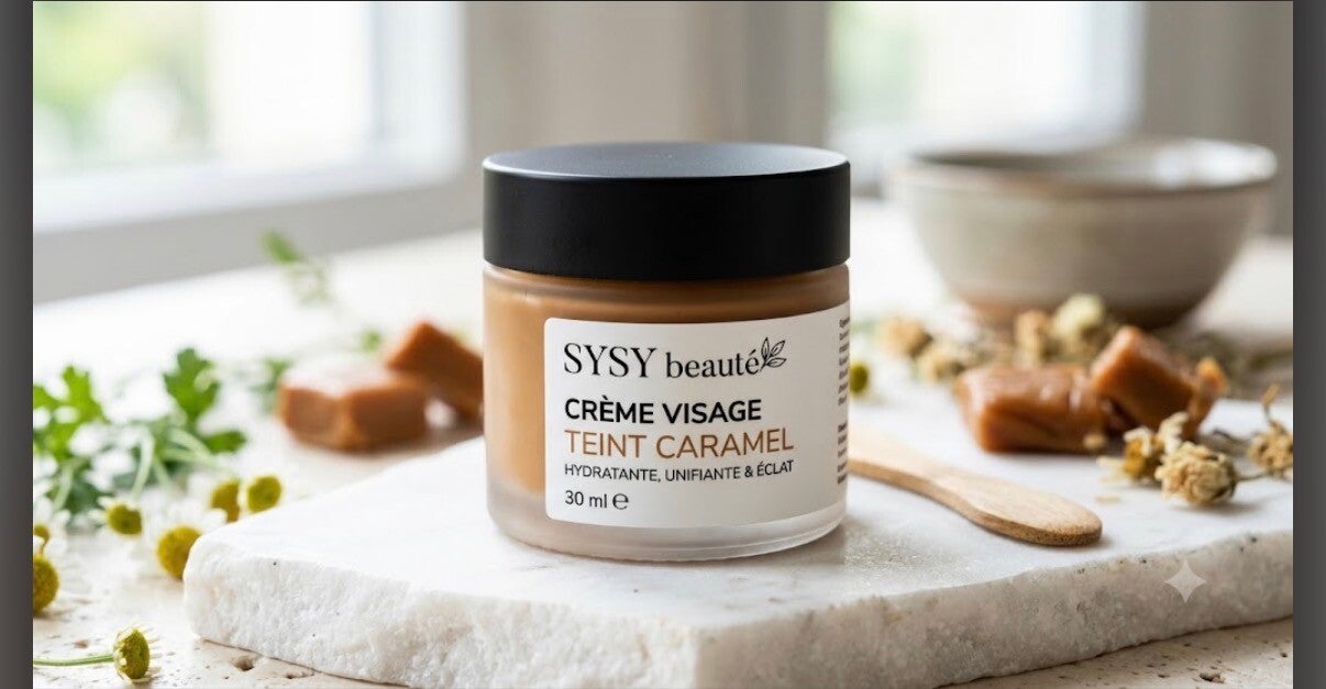 Crème visage caramel