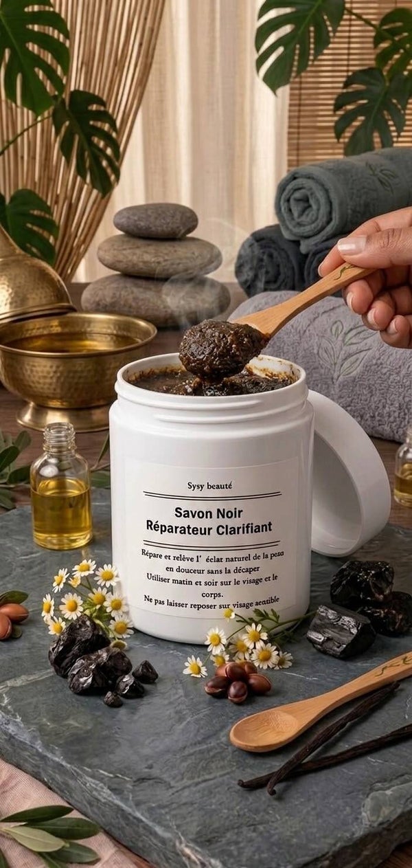 Savon Noir Eclat( Réparateur-Clarifiant)