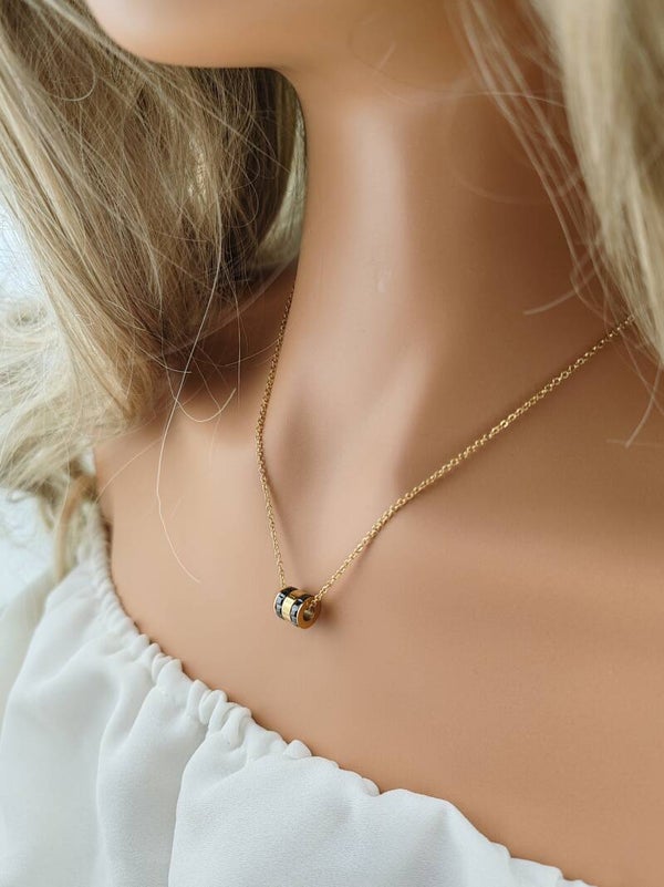 Gold Stainless Steel Necklace C001