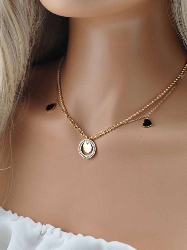 Gold Stainless Steel Necklace C018
