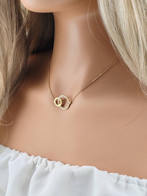 Gold Stainless Steel Necklace C020