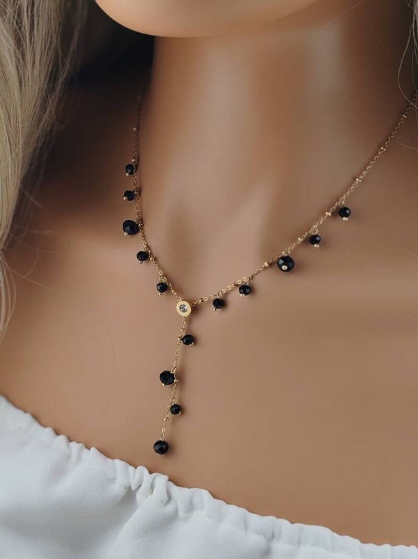 Gold Stainless Steel Necklace C036