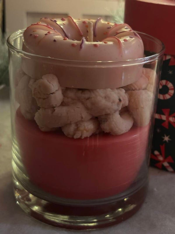 Santa’s Sweet Box – Handgemaakte Geurkaars 🎁🎄