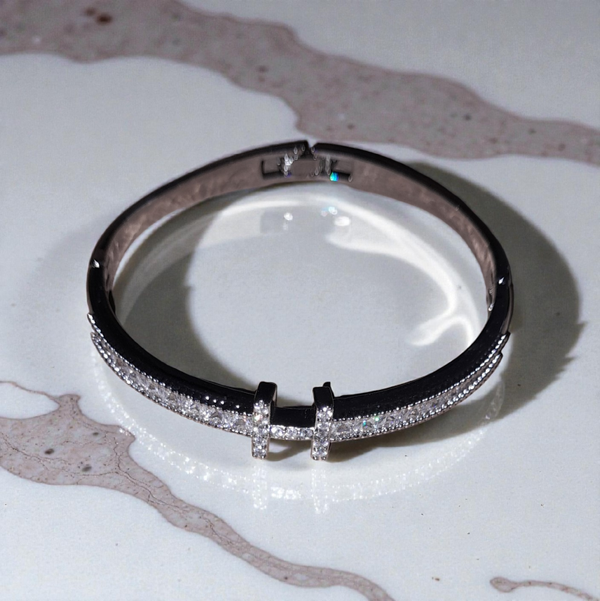 Bracelet jonc Helly argent