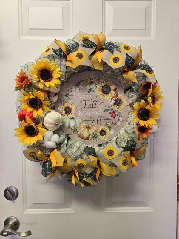 I Love Fall Wreath