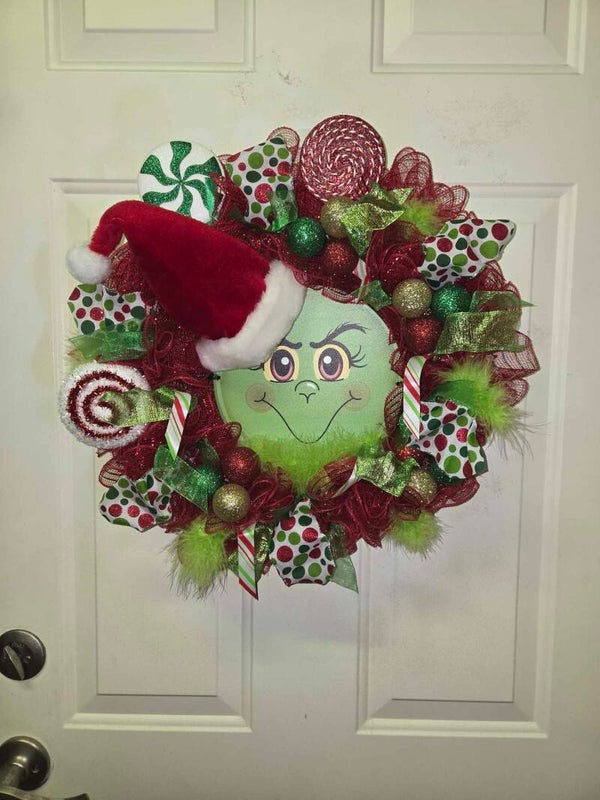 The Grinch Wreath