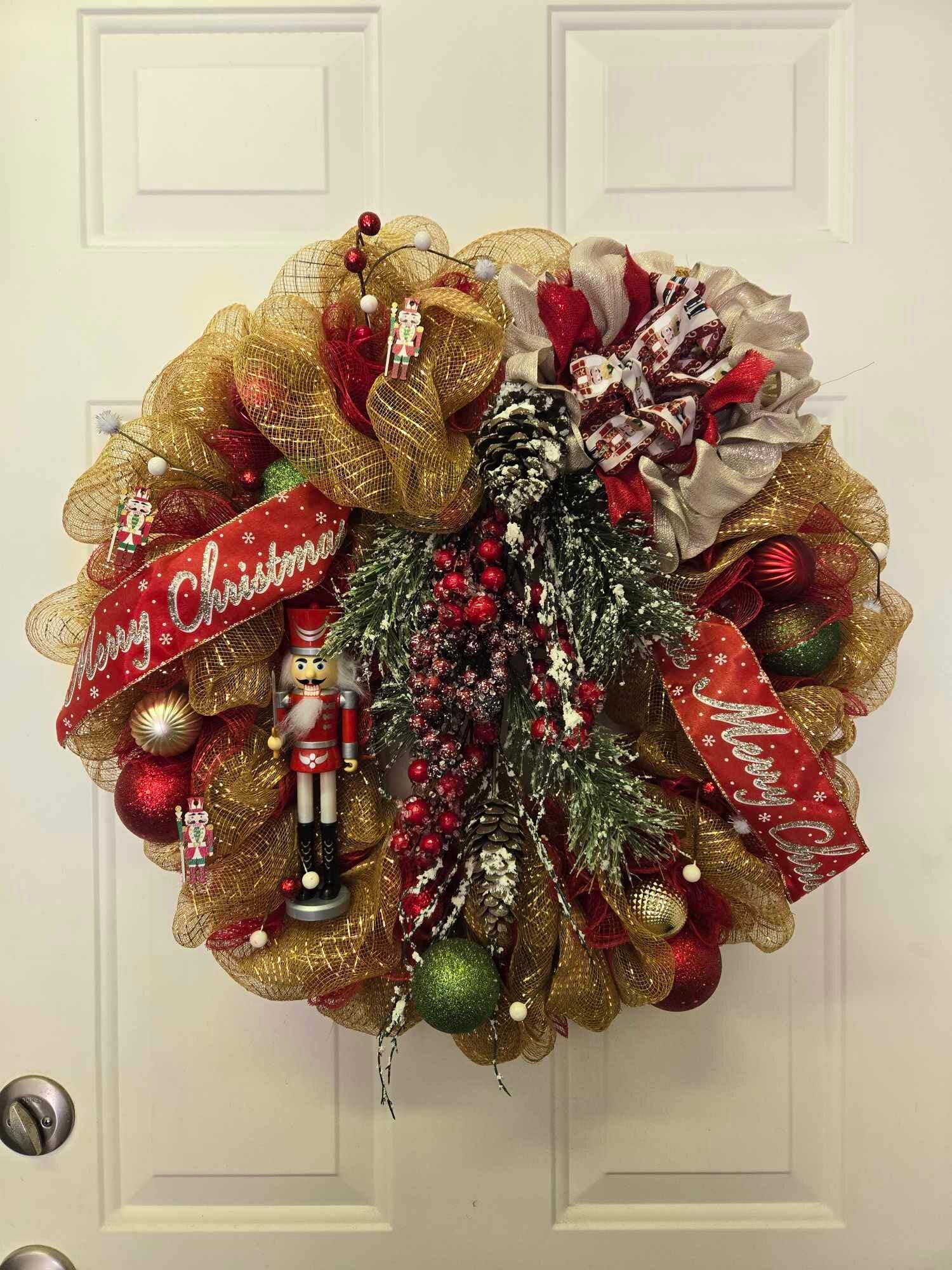 Merry Christmas Wreath