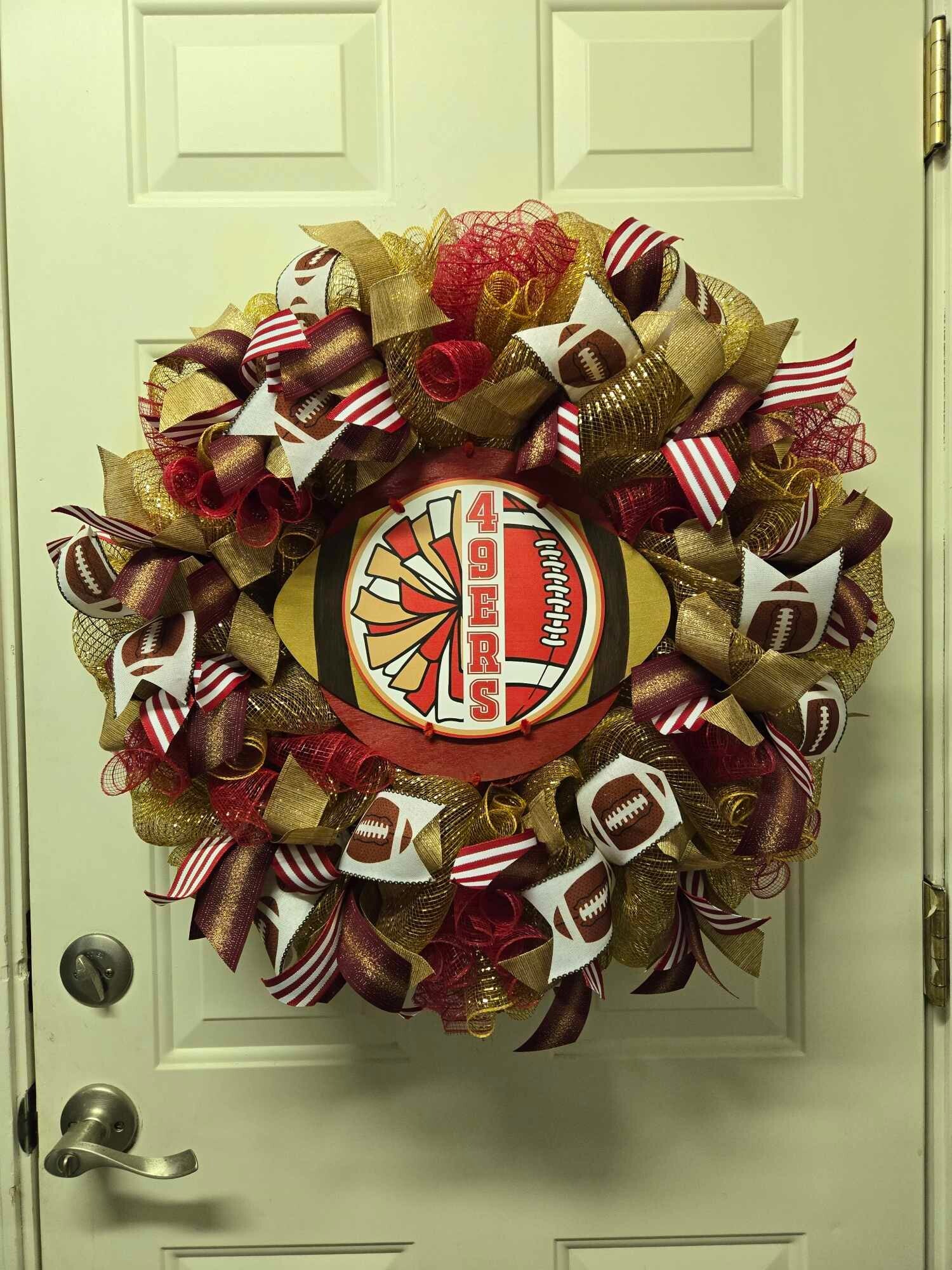 49'ers Wreath