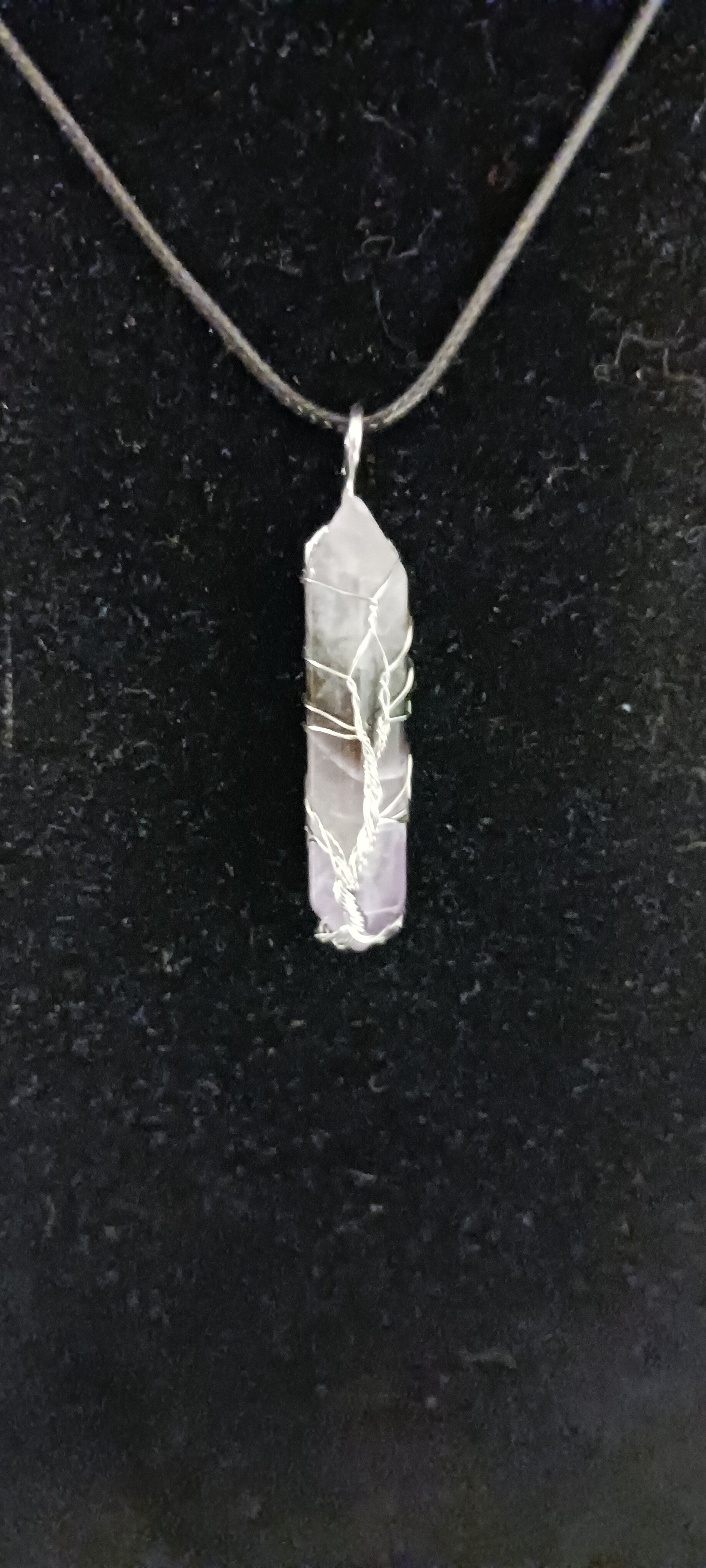 Amethyst Healing Crystal Necklace