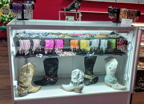 Anklets, Macrame Crystal and Precious Stone Necklaces