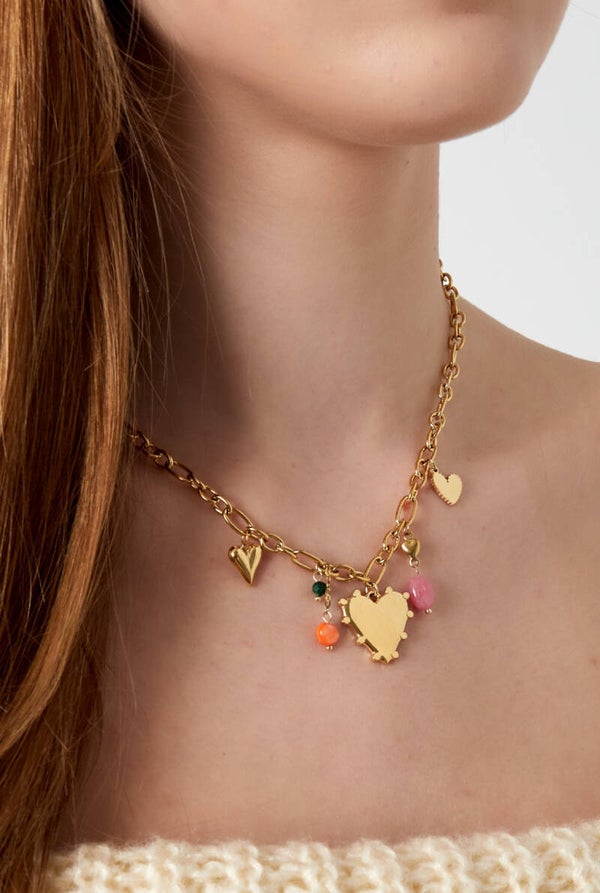 Ketting bedels hart