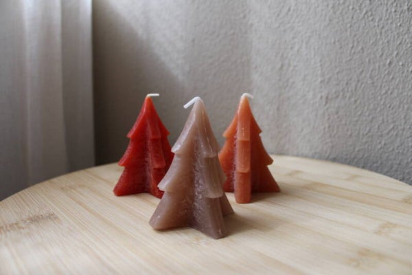 Kerstboom kaars klein