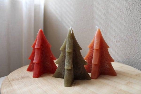 Kerstboom kaars groot