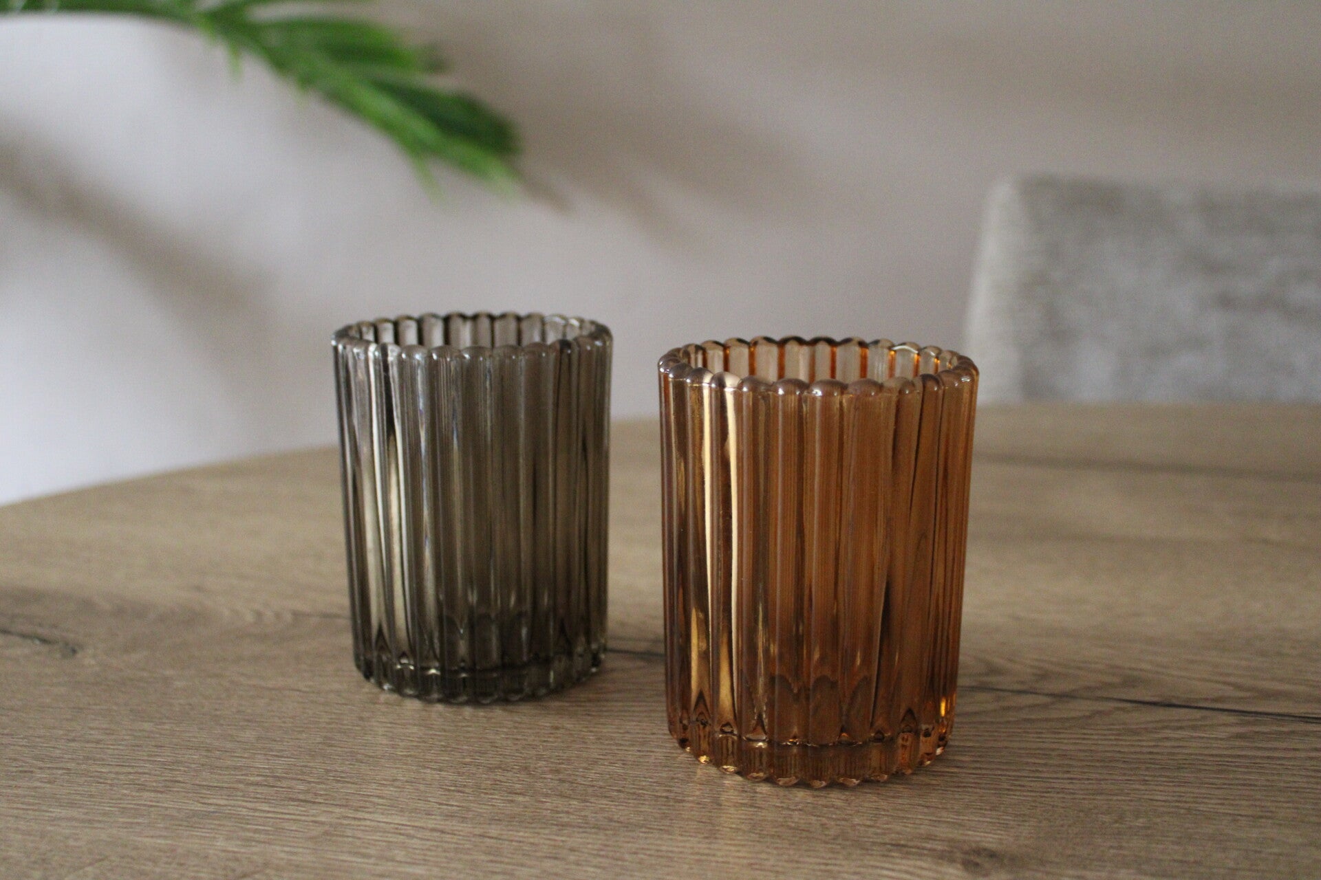 Theelicht ribbel hoog