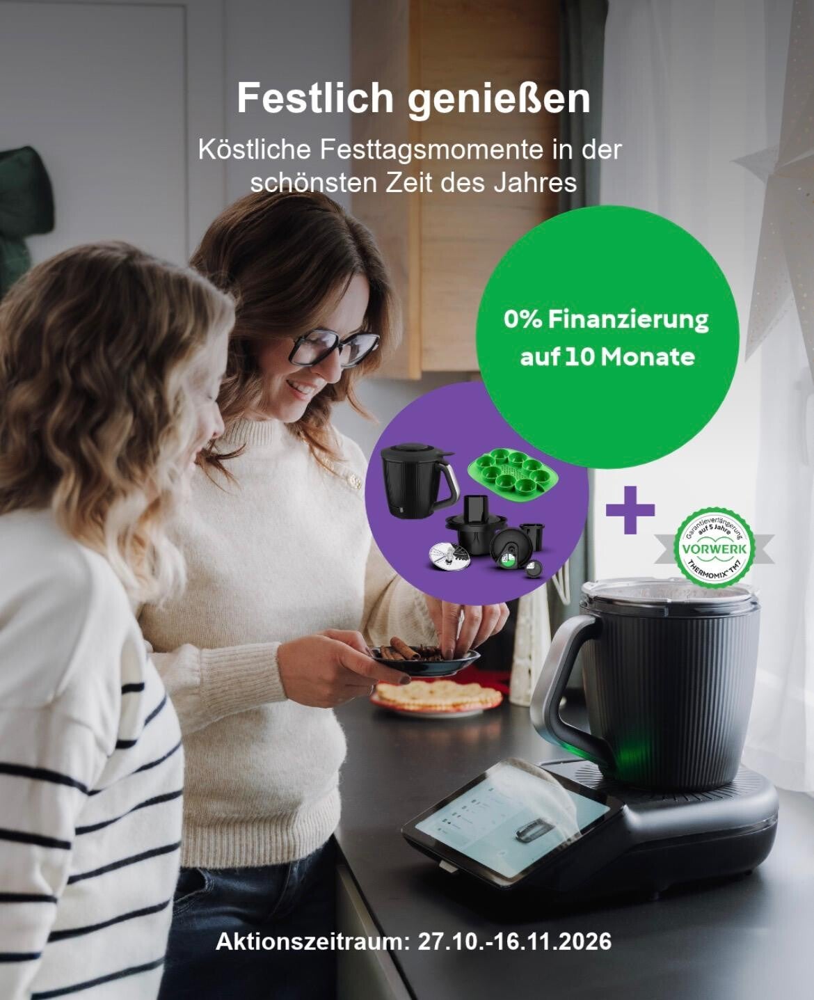 Das Thermomix Set, mit Brotbackset.