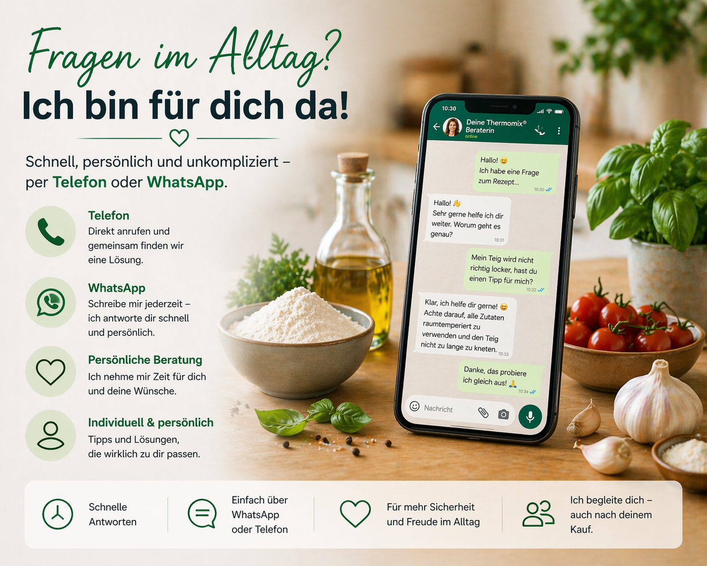 Ein Handy mit WhatsApp