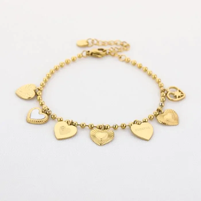 armband bobby - goud