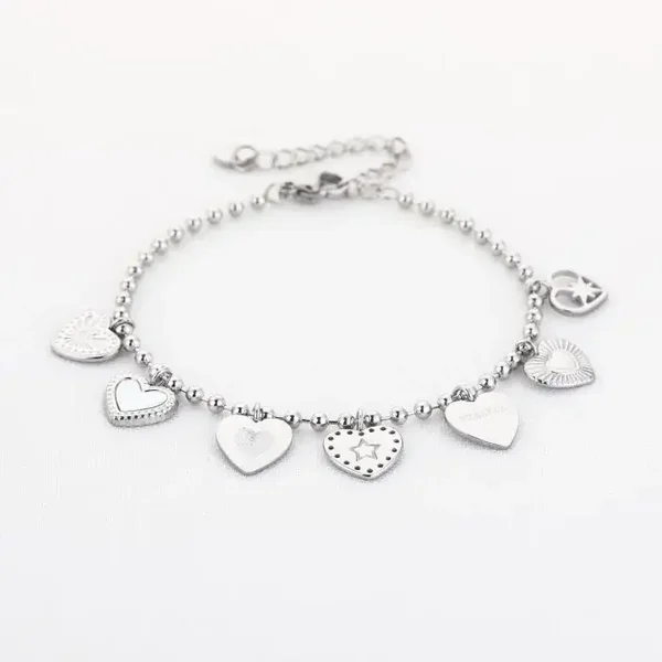 armband bobby - zilver