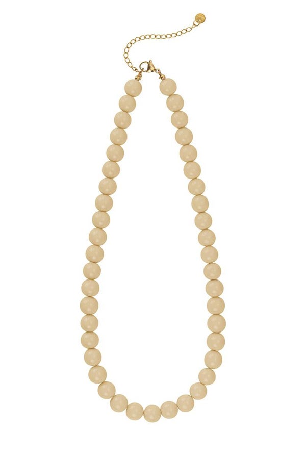 Kralen ketting - Camel
